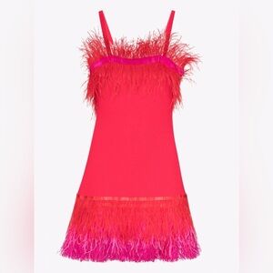 Staud Etta Feather dress